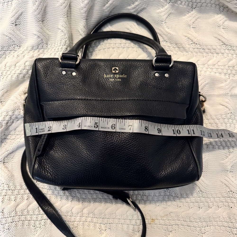 Kate Spade Black Pebbled Leather Satchel - Picture 5 of 10